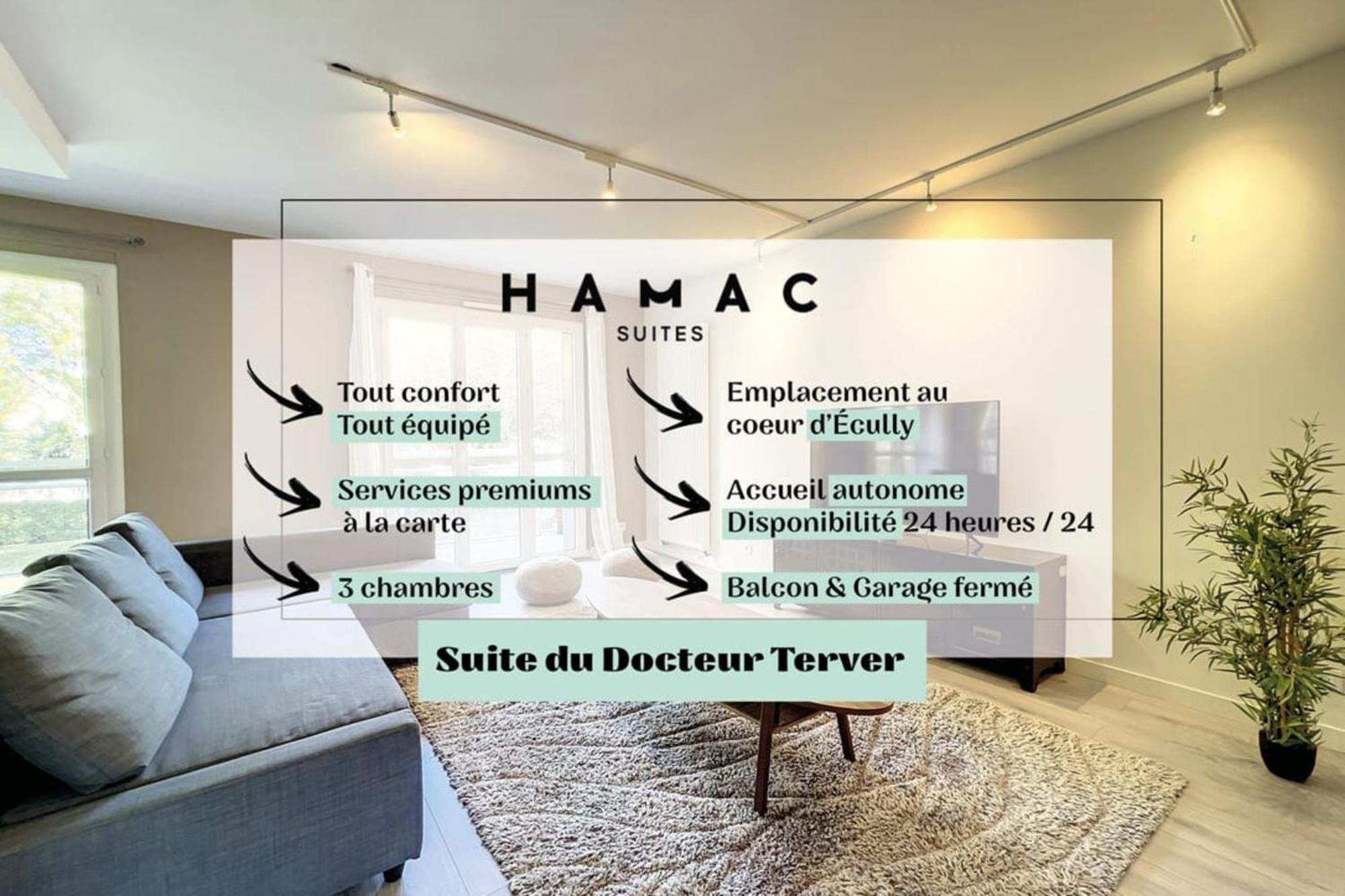 Hamac Suites - Docteur Terver - 6 People Écully Extérieur photo
